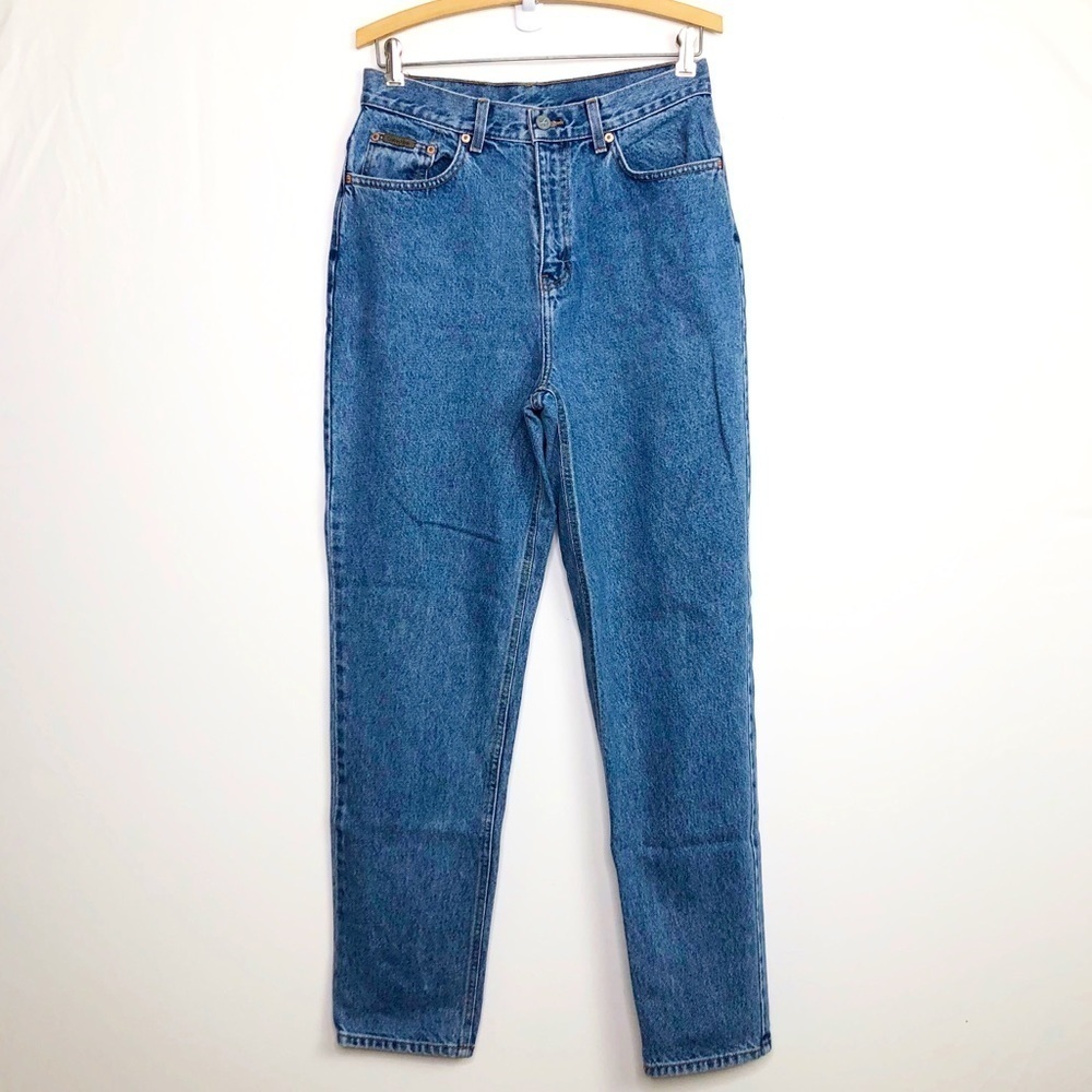𝅺CALVIN Klein high-rise straight leg mom jeans